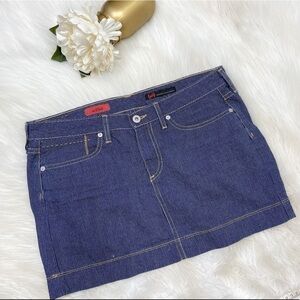 Y2K AG Adriano Goldschmied The Elicit Jean Skirt Sz 30